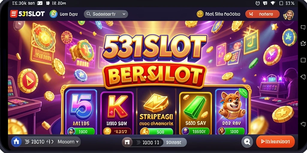 Tampilan gameplay 531SLOT yang menegangkan dan penuh warna.
