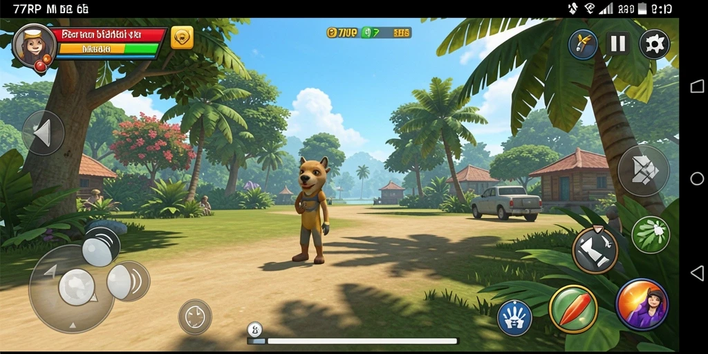 Tampilan gameplay 77RP yang mengasyikkan dan penuh warna.