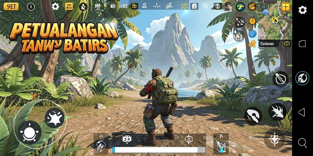 Gameplay seru di 9ET dengan eksplorasi dunia terbuka.