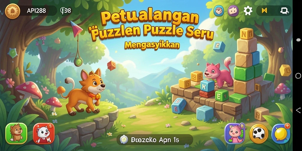 Tangkapan layar gameplay API288 menunjukkan tantangan puzzle yang mengasyikkan.