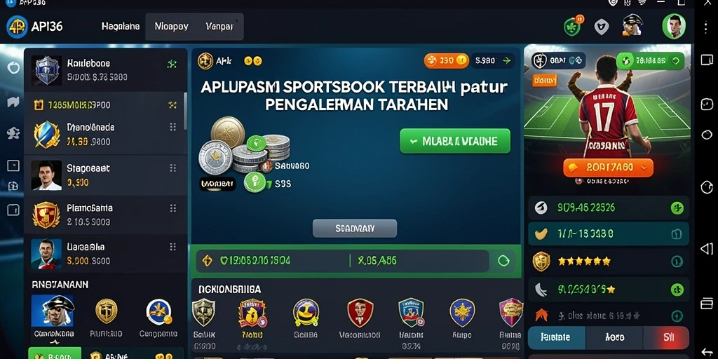 Tangkapan layar menunjukkan antarmuka taruhan API36 yang menarik.