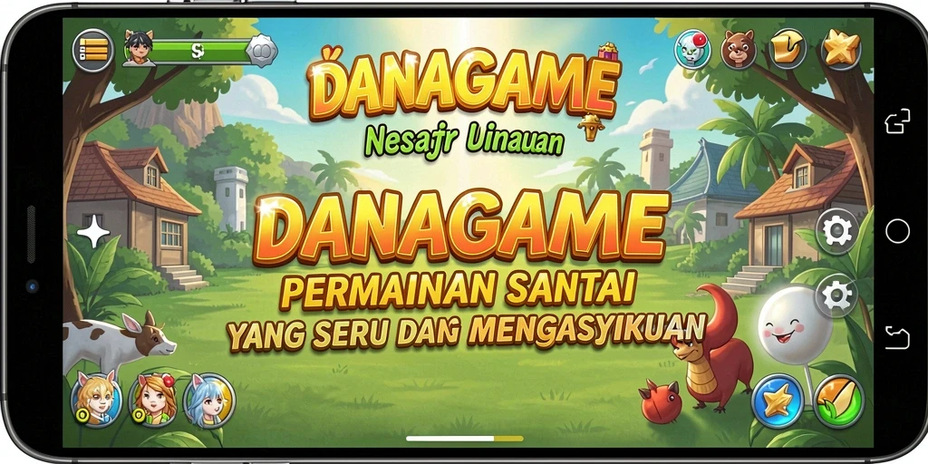 Tampilan gameplay seru dan interaktif dari DANAGAME.