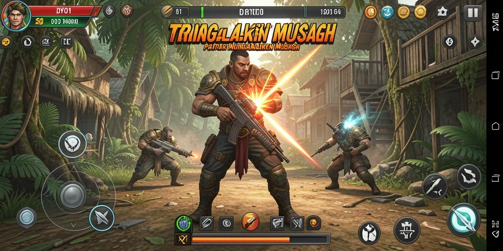Gameplay DYO1 menampilkan strategi intens yang mendebarkan.