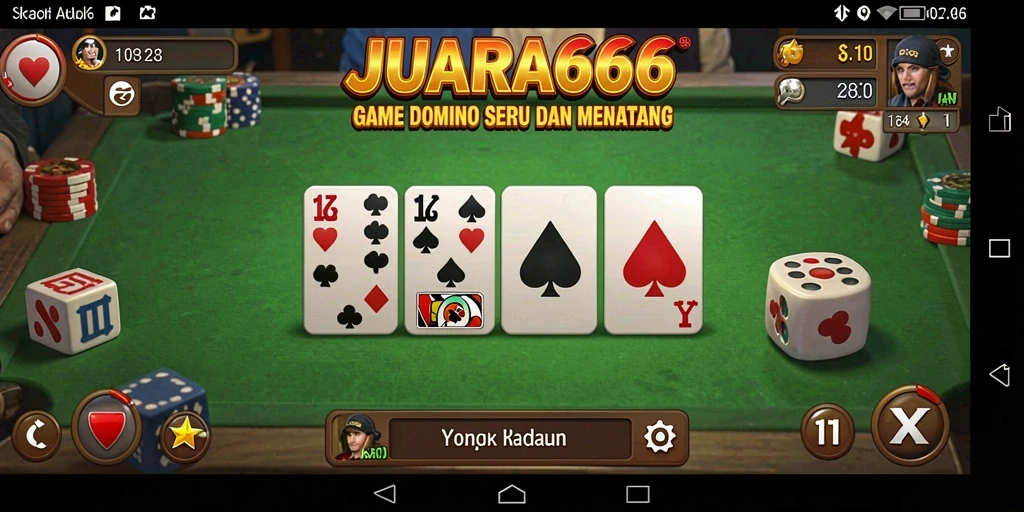 Gameplay seru JUARA666 dengan grafis menawan.