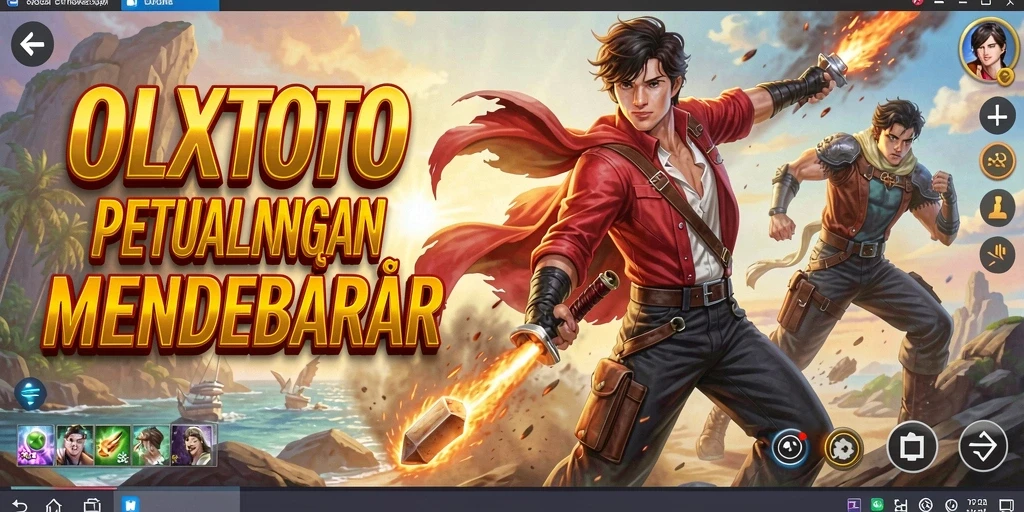 Tampilan gameplay aksi yang seru dalam OLXTOTO.