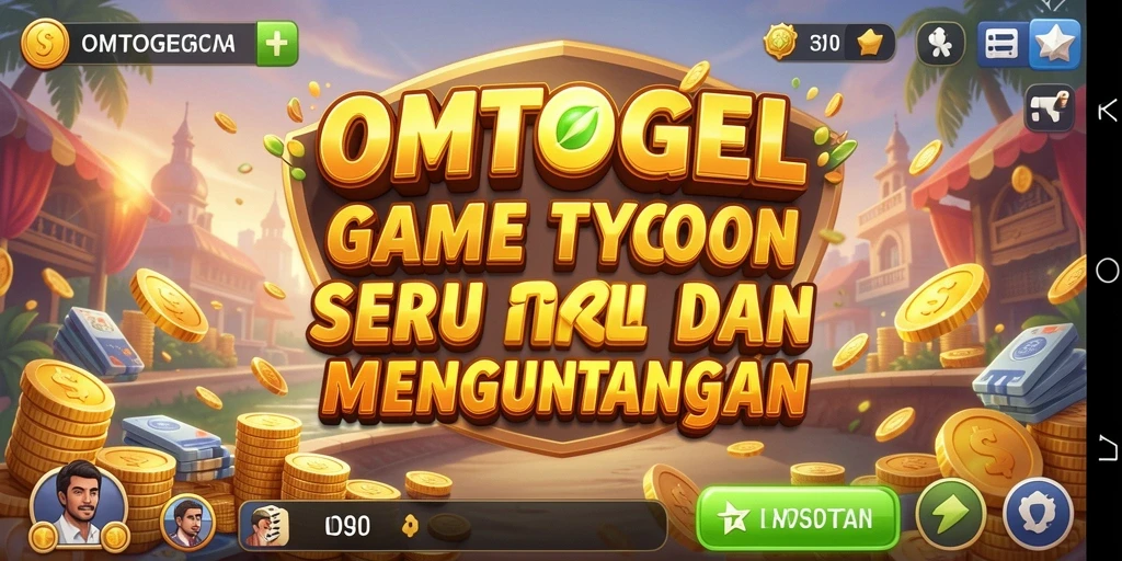 Tampilan gameplay OMTOGEL yang menarik dan penuh strategi Tycoon.
