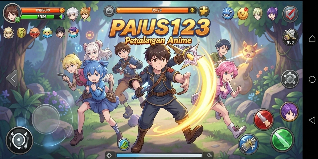 Gameplay menarik dengan karakter Anime yang kaya warna.