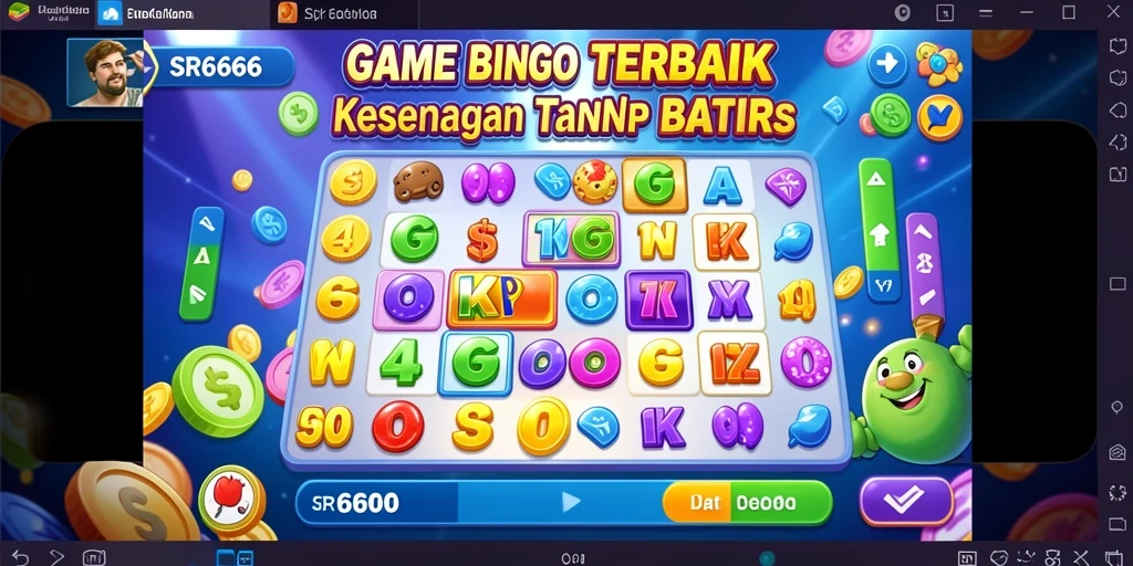 Tampilan gameplay Bingo yang menarik di SR6666.