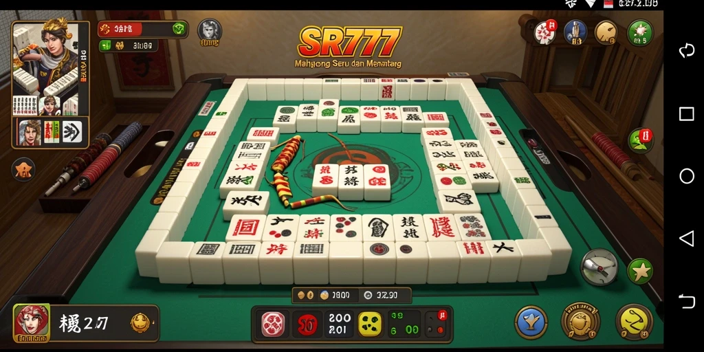 Screenshot gameplay SR777 yang menampilkan pengalaman bermain Mahjong yang menyenangkan.