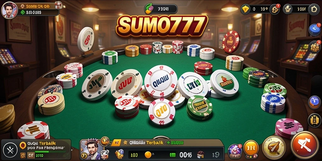 Tampilan gameplay QiuQiu yang seru dan mendebarkan di SUMO777.
