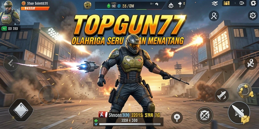 Screenshot utama di TOPGUN77 menampilkan aksi kompetitif dalam permainan olahraga.