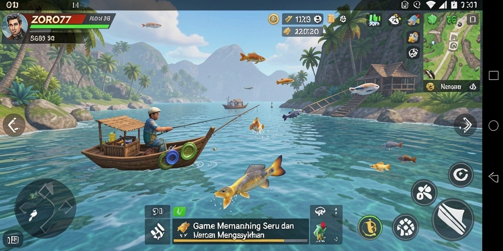 Tangkapan ikan yang menakjubkan dalam ZORO77